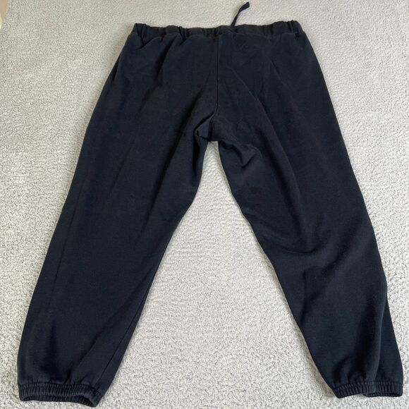 Volcom Sweatpants Youth XXL 14 Black Joggers Pink Logo Surf Skate Unisex - Picture 4 of 11